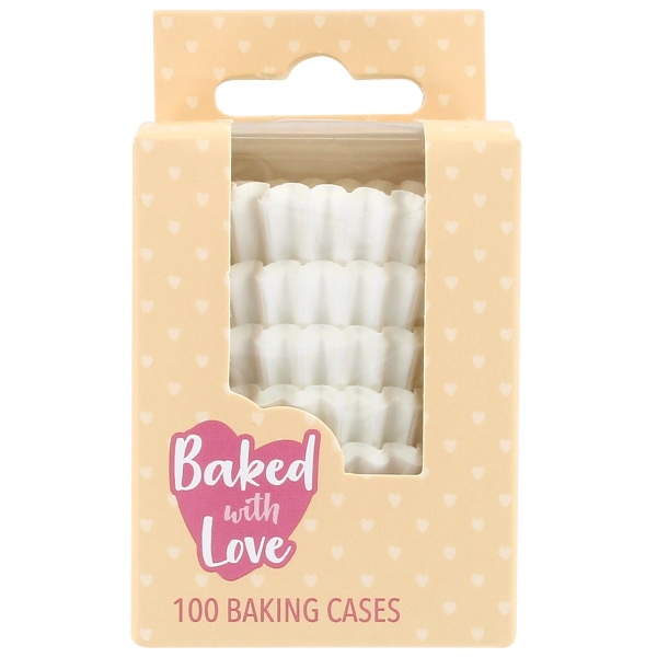 Mini Cupcake Cases - White